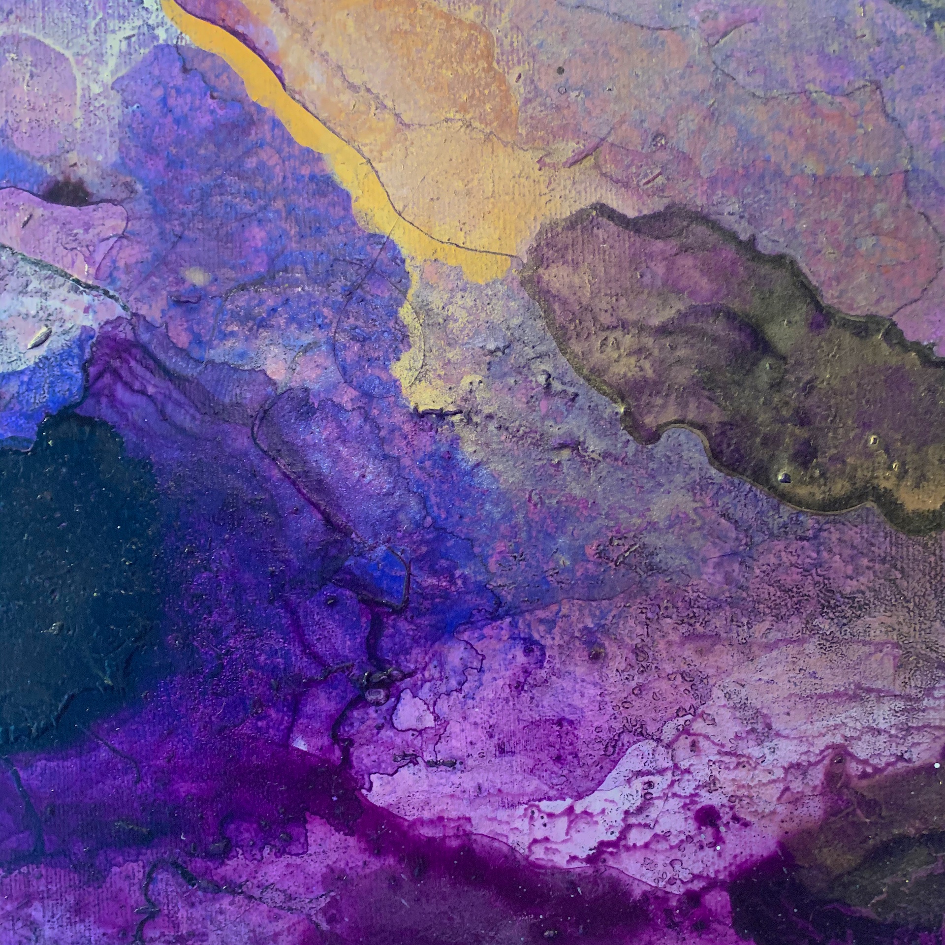 Post 5 of 10 (art exhibition): Liquid amethyst