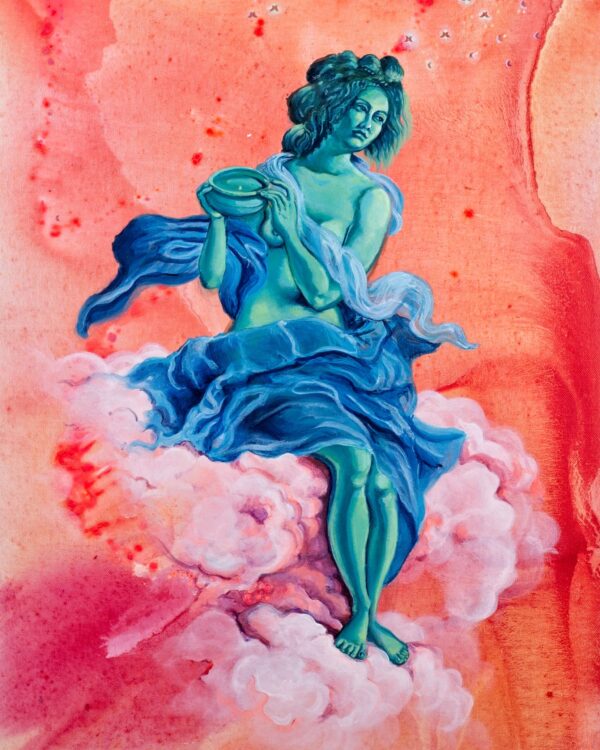Pink Gentileschi print